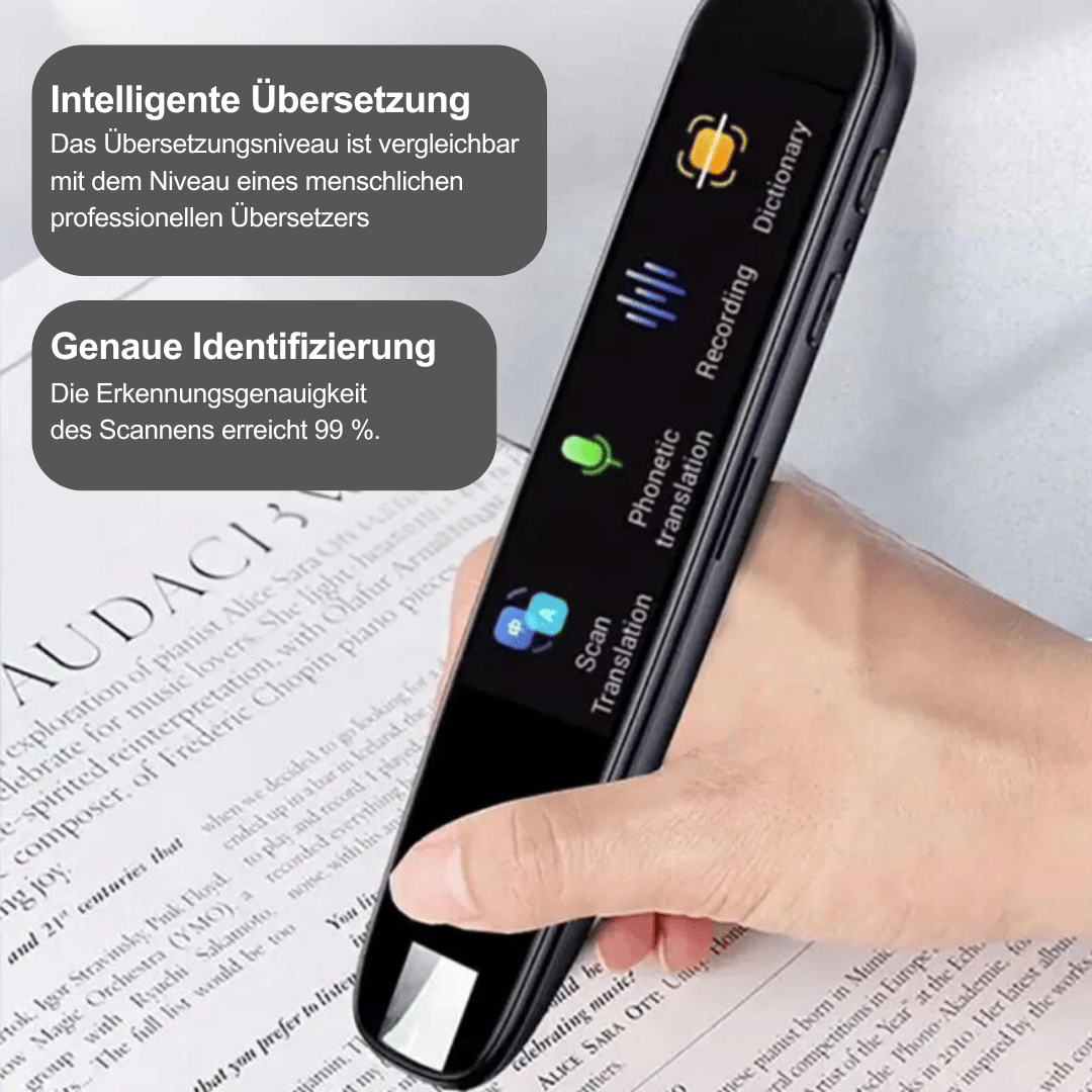 Smart Pen Sprachübersetzer - Übersetze Texte in Sekundenschnelle!