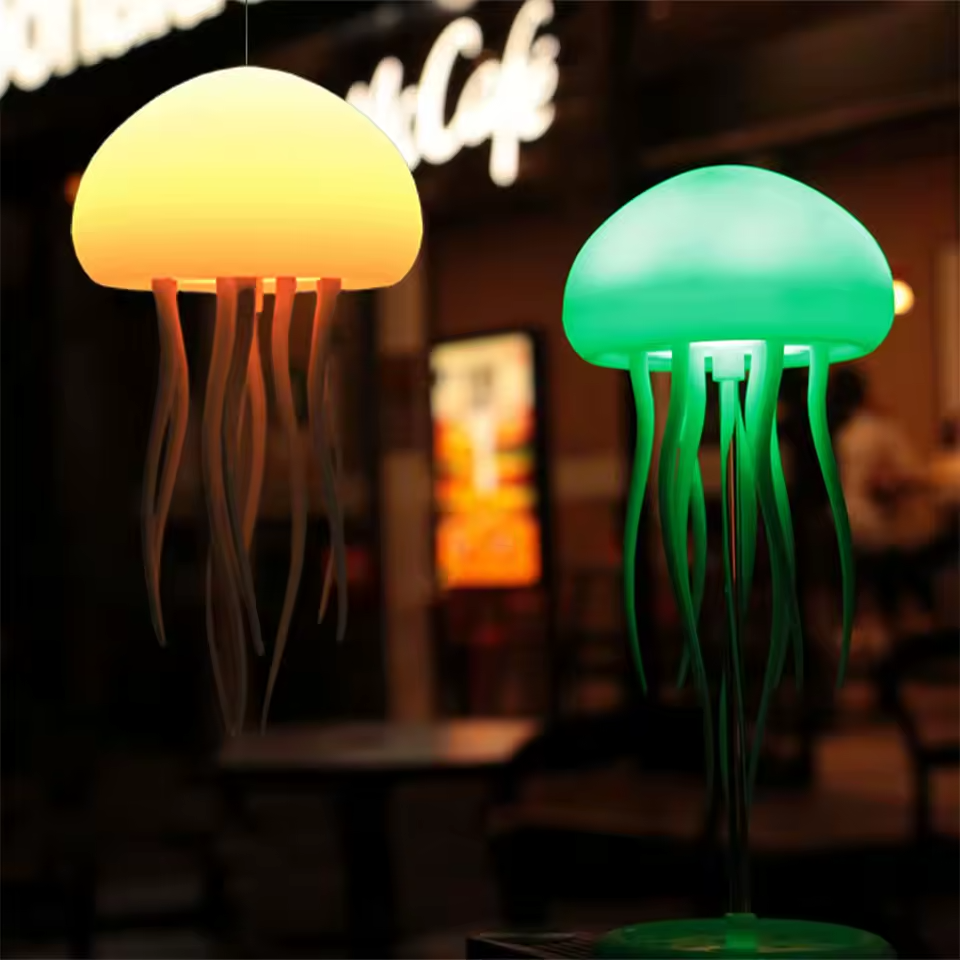 Quallenlampe-Nachtlicht für entspannende Atmosphäre und stilvolle Dekoration