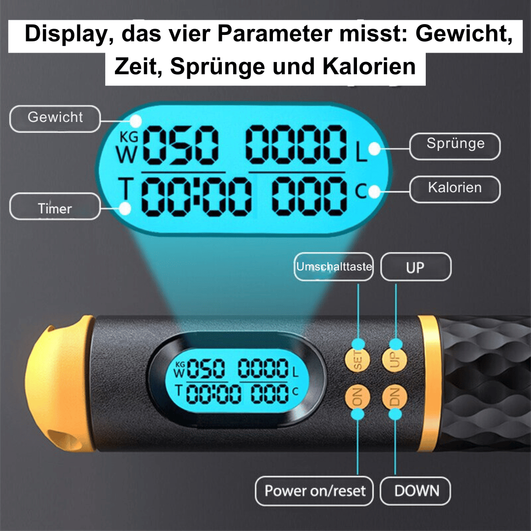 Jumprope – 2-in-1 Springseil: Spring dich fit ohne viel Aufwand