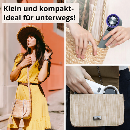 Turbo Handventilator - Nie wieder Schwitzen im Sommer