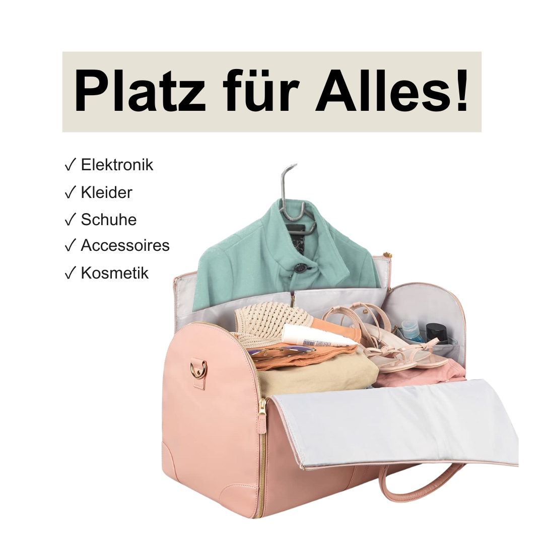 2-in-1 Reisetasche – Platz für alles, passt perfekt als Handgepäck
